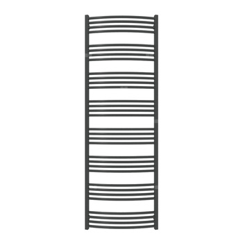 Grzejnik drabinkowy TERMA LENA, podłączenie ZX, wym. 1860 x 630 mm, kolor czarny jak kruk soft (farba), moc 984W