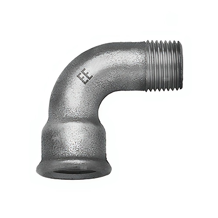 Łuk krótki 90' ODLEWNIA ZAWIERCIE D4/1a/1a żeliwo (ocynk) 1 1/4'' (GW x GZ)
