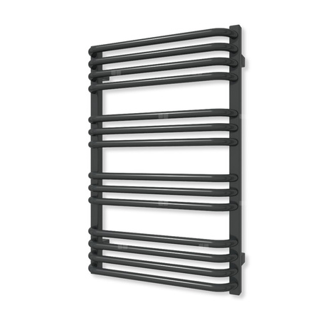 Grzejnik drabinkowy TERMA ALEX, podłączenie Z1, wym. 760 x 500 mm, kolor czarny jak kruk soft (farba), moc 412W