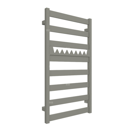 Grzejnik drabinkowy TERMA VIVO, podłączenie SX, wym. 910 x 500 mm, kolor szary betonowy RAL7023 (farba), moc 350W