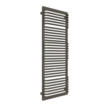 Grzejnik elektryczny TERMA POC 2 1400 x 500 mm, kolor brąz anodowy, moc 800 W, podłączenie E8, kabel prosty bez wtyczki z maskownicą czarny