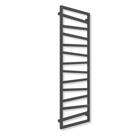 Grzejnik elektryczny TERMA ZIGZAG 1540 x 500 mm, kolor heban, moc 600 W, podłączenie E1, kabel przyłącze ts1/ss1