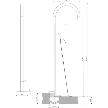 JOY WYLEWKA BATERIA WOLNOSTOJĄCEJ SILV STOR