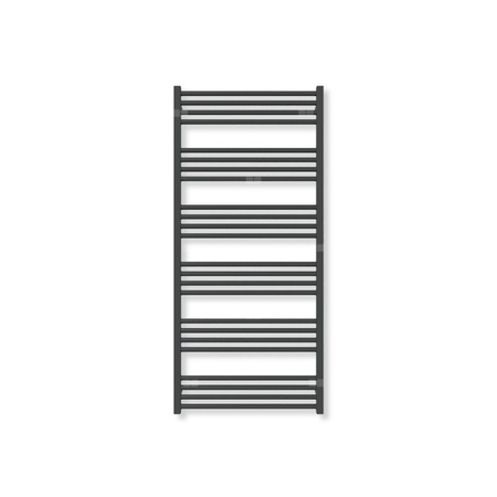 Grzejnik drabinkowy TERMA FIONA, podłączenie Z1, wym. 1380 x 630 mm, kolor czarny jak kruk soft (farba), moc 711W