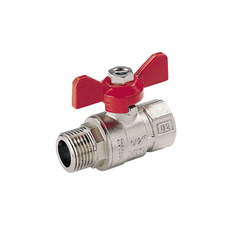 Zawór kulowy COMAP 3/8'' GZ x GW, uchwyt: motylek