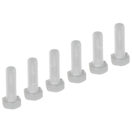 Śruba z tworzywa sztucznego, 6 sztuk