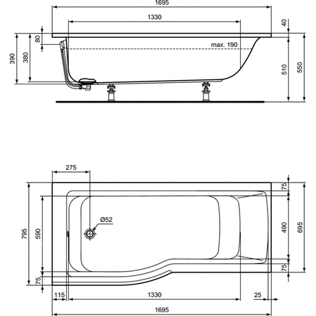 CONNECT AIR WANNA 170X80 LH