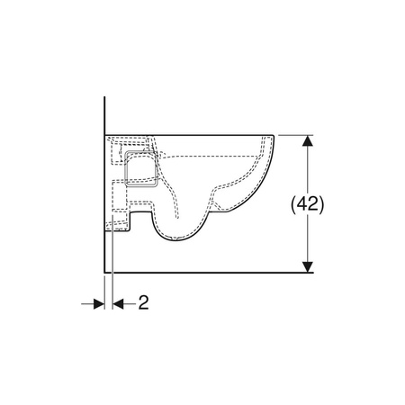 Deska sedesowa Geberit Selnova, mocowanie od góry: Wolne opadanie=Tak, Zawiasy wypinane=Nie, Mocowanie=Od góry, Biały / Błyszczący