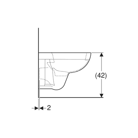 Deska sedesowa Geberit Selnova Square, slim, mocowanie od góry: Biały / Błyszczący, Zawiasy wypinane=Tak, Wolne opadanie=Tak, Materiał zawiasów=Mosiądz chromowany