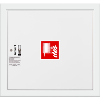 Hydrant DN 25 wnękowy, wąż 20 m, zamek patent, RAL 9003