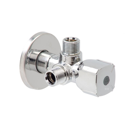 Zawór wodny ARCO VITAQ A80 Twin Mac kątowy antykamienny GW 1/2'' x GZ 3/4''