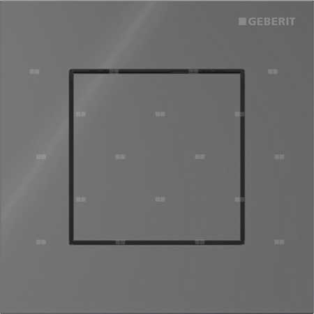 Przycisk uruchamiający Geberit typ 40 do systemu spłukiwania pisuarów z pneumatycznym uruchamianiem spłukiwania, kwadratowy: Lava