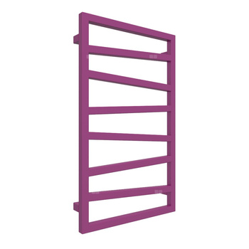 Grzejnik drabinkowy TERMA ZIGZAG, podłączenie Z8, wym. 835 x 500 mm, kolor purpurowy drogowy soft RAL4006, moc 320W