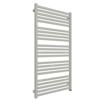 Grzejnik elektryczny TERMA MARLIN ONE 630 x 1185 mm, kolor srebrny połysk, moc 800 W, podłączenie E8, kabel prosty bez wtyczki 1,5m