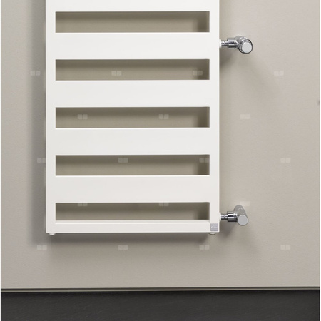 Grzejnik drabinkowy KERMI Casteo-D BH, wym. 1259 x 600 mm, kolor srebrny, moc 638W