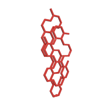 Grzejnik drabinkowy TERMA HEX, podłączenie ZX, wym. 1220 x 486 mm, kolor żywa czerwień soft RAL3028