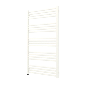 Grzejnik elektryczny TERMA FIONA ONE 580 x 1140 mm, kolor biały drogowy RAL9016, moc 600 W, podłączenie E1, kabel spiralny z wtyczką 2,5m biały