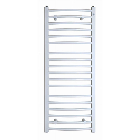 Grzejnik drabinkowy INSTAL-PROJEKT AMBRA R, wym. 682 x 500 mm, kolor biały/white silk, moc 277W