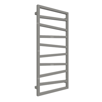 Grzejnik drabinkowy TERMA ZIGZAG, podłączenie PX, wym. 1070 x 500 mm, kolor grafit, moc 406W