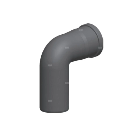 Kolano Concept By JEREMIAS 87' (pp) ZZ x ZW 60 x 60 mm spalinowe, kolor czarny