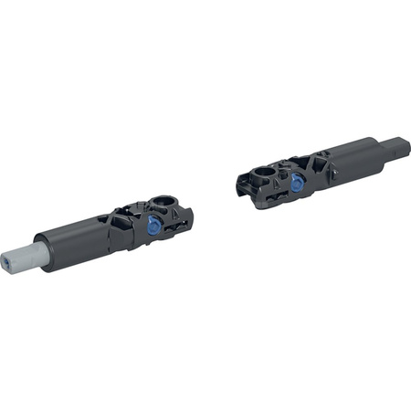 Zestaw zawiasów Geberit do deski sedesowej, wolne opadanie, mechaniczne wypinanie, do EasyMount