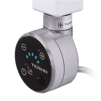 Grzałka TERMA MOA-IR, 1000W Tuba, Silver mat SMA, kabel spiralny z wtyczką [srebrzysty, 2,5m, logo Terma, instr. TERMA]