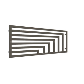 Grzejnik drabinkowy TERMA ANGUS H, podłączenie YP, wym. 600 x 1620 mm, kolor afrykański brąz, moc 841W