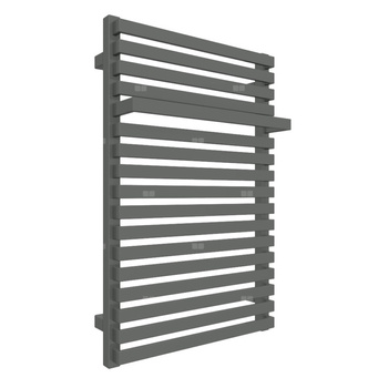 Grzejnik drabinkowy TERMA CITY, podłączenie O1, wym. 780 x 500 mm, kolor błyszcząca szarość, moc 455W