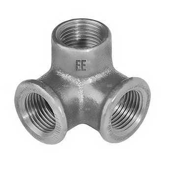 Trójnik ODLEWNIA ZAWIERCIE Za1/33/221 (narożnik) 90' żeliwo (ocynk) 3/8'' (GW gazowy walcowy x GW gazowy walcowy x GW gazowy walcowy)