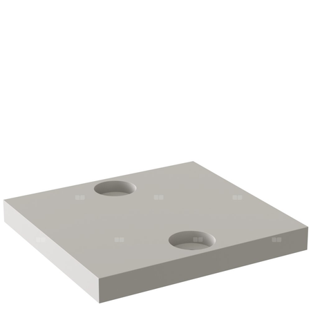 PEHD-110 Płytka ślizgowa PEHD 110x100x15 DN100