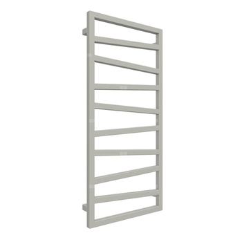 Grzejnik drabinkowy TERMA ZIGZAG, podłączenie Z1, wym. 1070 x 500 mm, kolor srebrny połysk, moc 406W