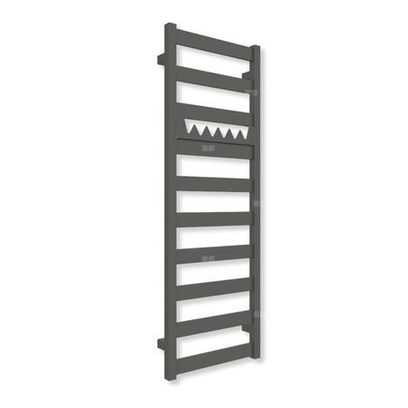 Grzejnik drabinkowy TERMA VIVO, podłączenie Z8, wym. 1150 x 400 mm, kolor vibrant brown (farba), moc 366W