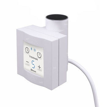 Sterownik TERMA KTX 4 Blue, 300 W Tuba, RAL 9016, kabel prosty bez wtyczki [biały, 1,5m, logo Terma, instr. TERMA]