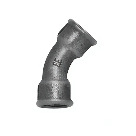 Łuk długi 45' ODLEWNIA ZAWIERCIE G1/20/41 żeliwo (ocynk) 1 1/4'' (GW)