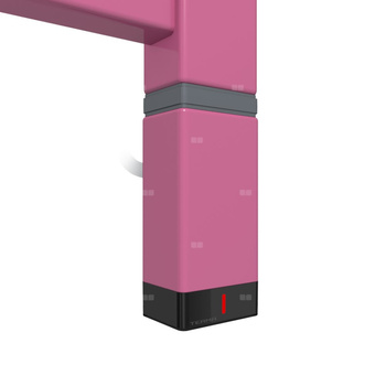 Grzałka TERMA One P30x40, 800W Tuba, RAL 4003, kabel prosty bez wtyczki [srebrzysty, 1,5m, logo Terma, instr. TERMA]