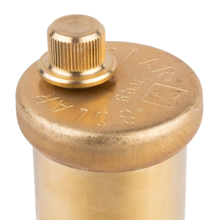 Odpowietrznik automatyczny AFRISO do instalacji solarnych z zaworem kulowym GZ mosiądz fi 3/8''