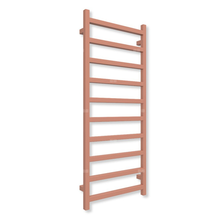 Grzejnik elektryczny TERMA SIMPLE 1200 x 500 mm, kolor sienna, moc 400 W, podłączenie E8, kabel prosty bez wtyczki z maskownicą