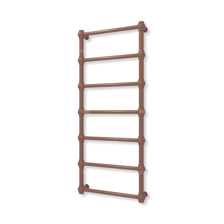 Grzejnik elektryczny TERMA RETRO 1170 x 500 mm, kolor Cu, moc 300 W, podłączenie E1, kabel prosty bez wtyczki z maskownicą