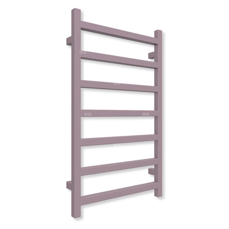 Grzejnik drabinkowy TERMA SIMPLE, podłączenie SX, wym. 840 x 500 mm, kolor fioletowy pastelowy RAL4009 (farba), moc 306W