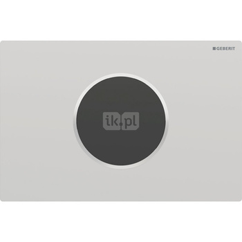 Elektroniczny zestaw uruchamiający WC Geberit, IR, zasilanie bateryjne, Sigma10, 12cm, chrom mat, easy-to-clean