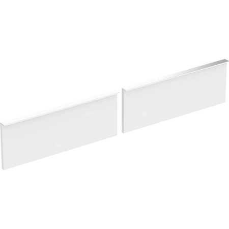 Zestaw frontów szuflad do dolnej szafki pod dwie umywalki GEBERIT iCon, kol. biały szer.1200 mm