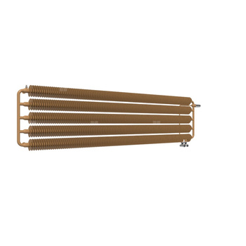 Grzejnik drabinkowy TERMA Ribbon HWS, podłączenie VP, wym. 490 x 1940 mm, kolor Cu, moc 1673W