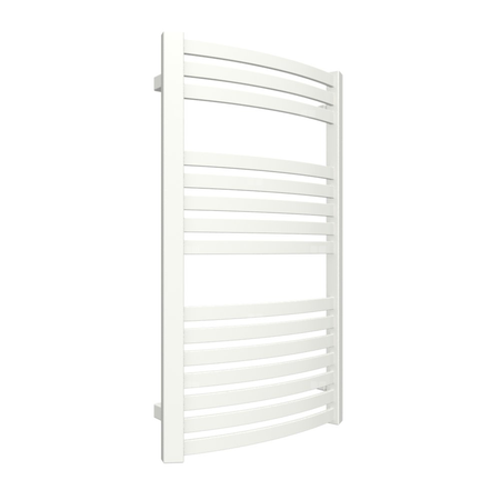 Grzejnik elektryczny TERMA DEXTER 500 x 860 mm, kolor biała ściana, moc 300 W, podłączenie E8, kabel spiralny z wtyczką