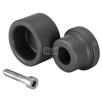 Króciec, tuleja, śruba fi 40 mm, Zestaw REMS