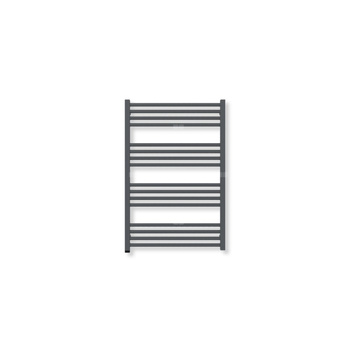 Grzejnik elektryczny TERMA FIONA ONE 900 x 600 mm, kolor metaliczna czerń, moc 400 W, podłączenie E8, kabel spiralny z wtyczką