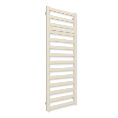 Grzejnik drabinkowy TERMA VIVO, podłączenie ZX, wym. 1630 x 600 mm, kolor biały ostrygowy soft (farba), moc 681W