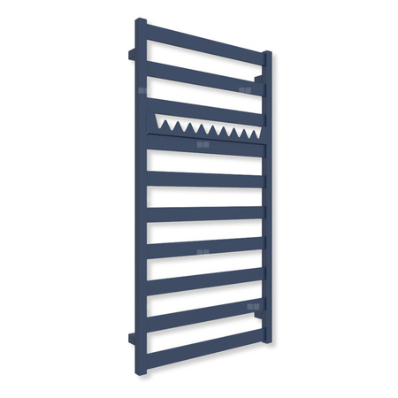 Grzejnik drabinkowy TERMA VIVO, podłączenie SX, wym. 1150 x 600 mm, kolor niebieski kobaltowy RAL5013 (farba), moc 501W