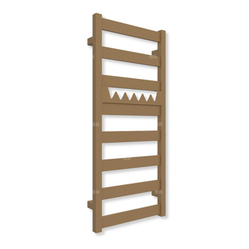 Grzejnik drabinkowy TERMA VIVO, podłączenie SX, wym. 910 x 400 mm, kolor halo (farba), moc 295W