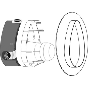 Zestaw do zabudowy wanny i prysznica 1 20.5 l/min (3 bary) - BUILT-IN