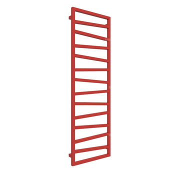 Grzejnik drabinkowy TERMA ZIGZAG, podłączenie ZX, wym. 1545 x 500 mm, kolor czerwony drogowy RAL3020, moc 581W